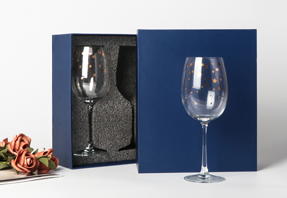 Light luxury appearance level red wine highball glass gift box
