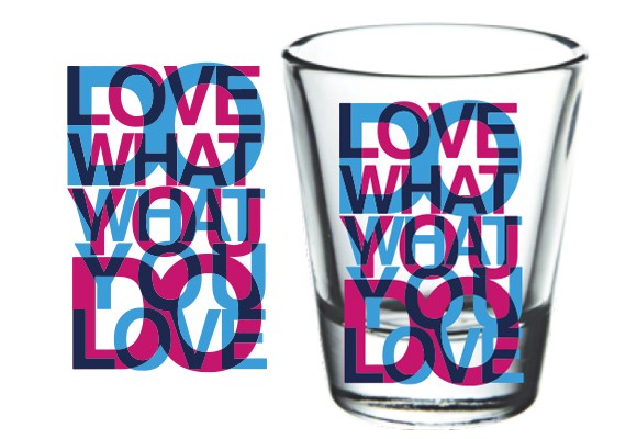 Customizable letter glass wine glasses