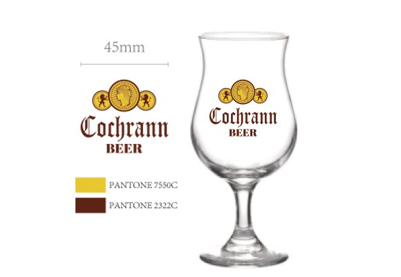 Customizable LOGO glass cups