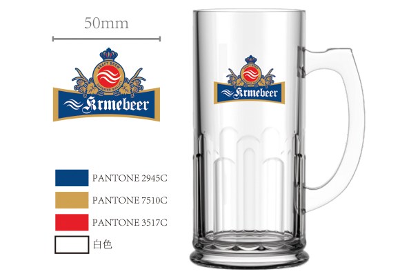 Customizable LOGO glass beer mugs