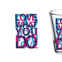Customizable letter glass wine glasses