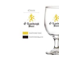 Customizable LOGO glass cups