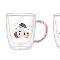 Customizable sticker glass cups