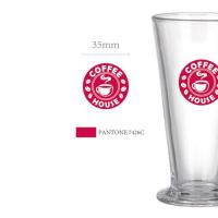 Customizable sticker glass gifts