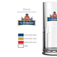 Customizable LOGO glass beer mugs